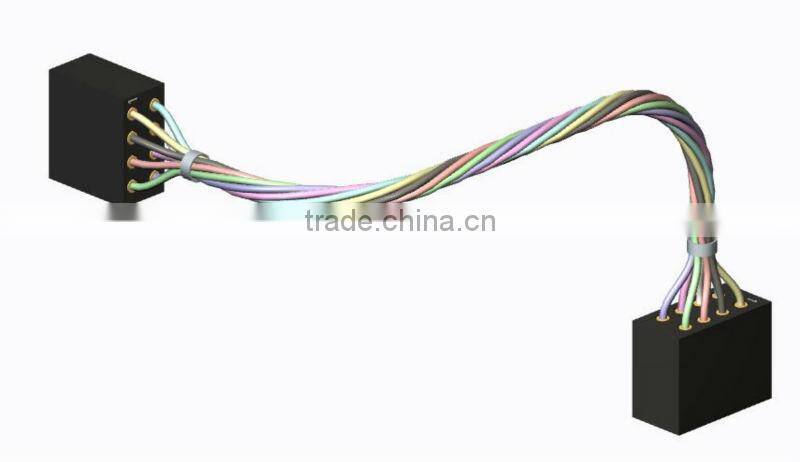 Wiring & mechanical cable assembly and wire harness
