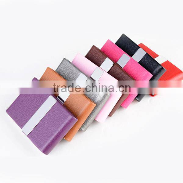 High quality leather name card box,leather card box