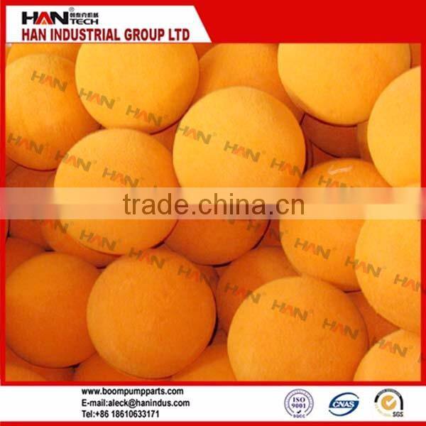 Concrete pumps cleaning sponge ball 100 125 for concrete pipe cleaning