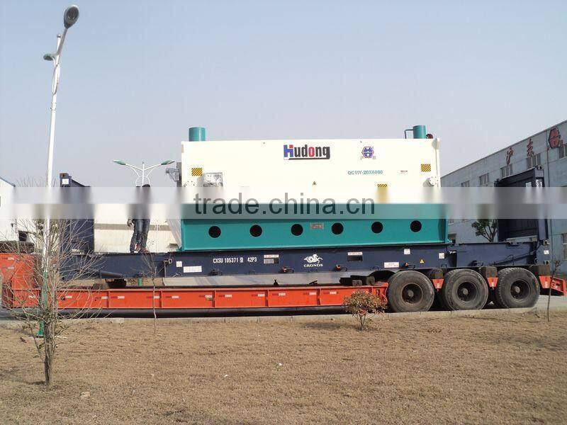 Hydraulic cutting 6mm thickness guillotine shearing machine