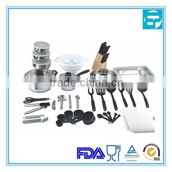 52 pcs Home start stainless steel saucepan set