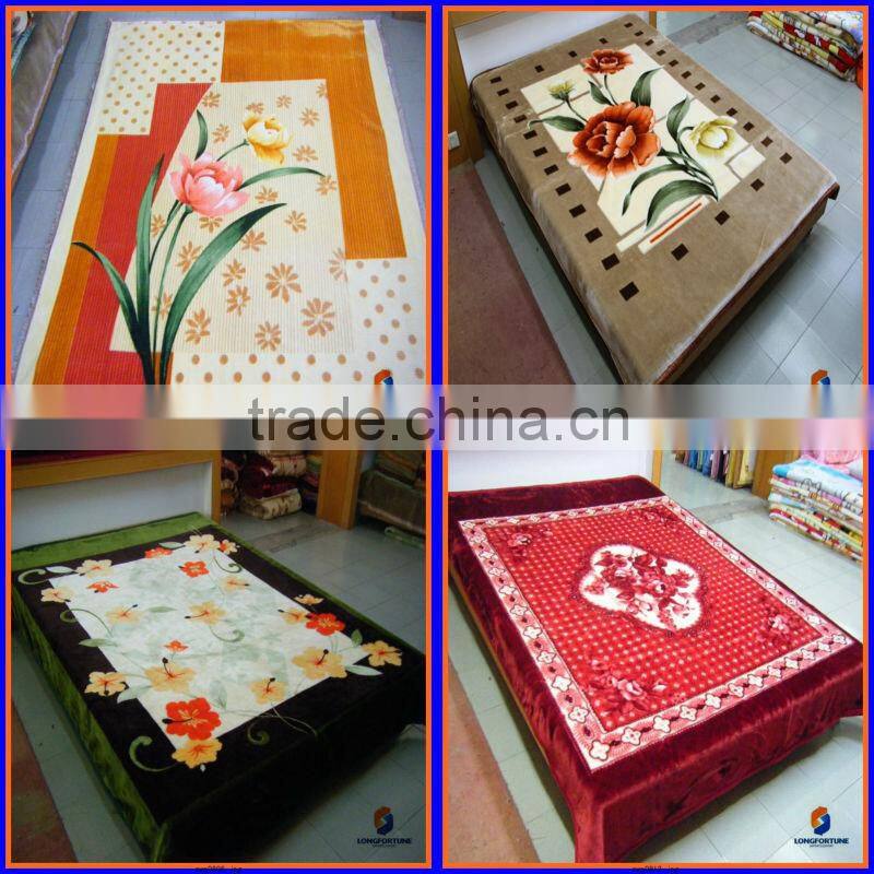 wholesale new design stocklot 100% polyester blanket