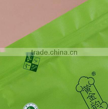 Moisture proof food grade resealable plastic bags for herbal tea