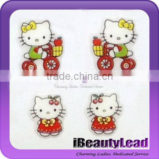 self-adhesive 3D nail sticker Hello Kitty nail sticker