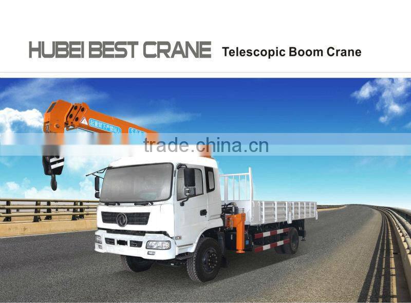 18 ton truck mounted crane SQ18S5 on sale 450 Kn.m at 2.5 m crane truck high quality