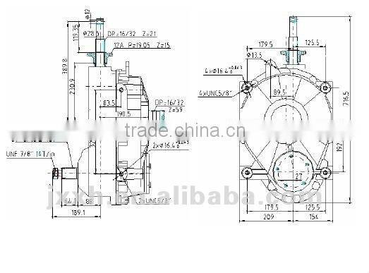 Baler Transmission Gearbox