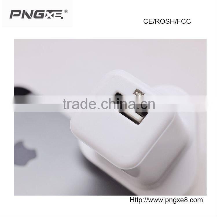 PNGXE dual USB Charging Ports USA AC Power Home Wall Adapter Charger plug for smartphones
