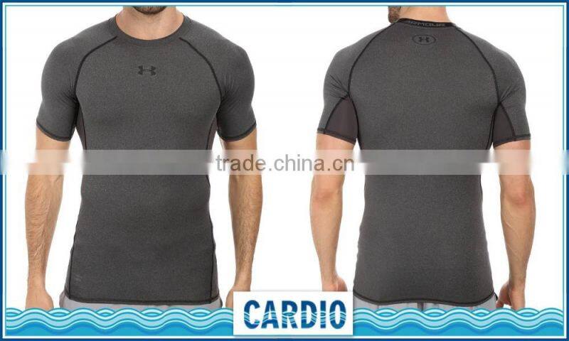 2017 UVA and UVB men's casual beachwear 16% elastane second skin men's sportwear