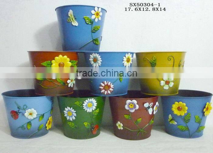 Metal Flower Pots