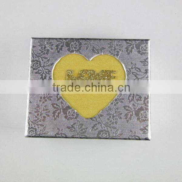 Silver Love Heart Jewlery Box For Gift Wholesale ZTPB-0013
