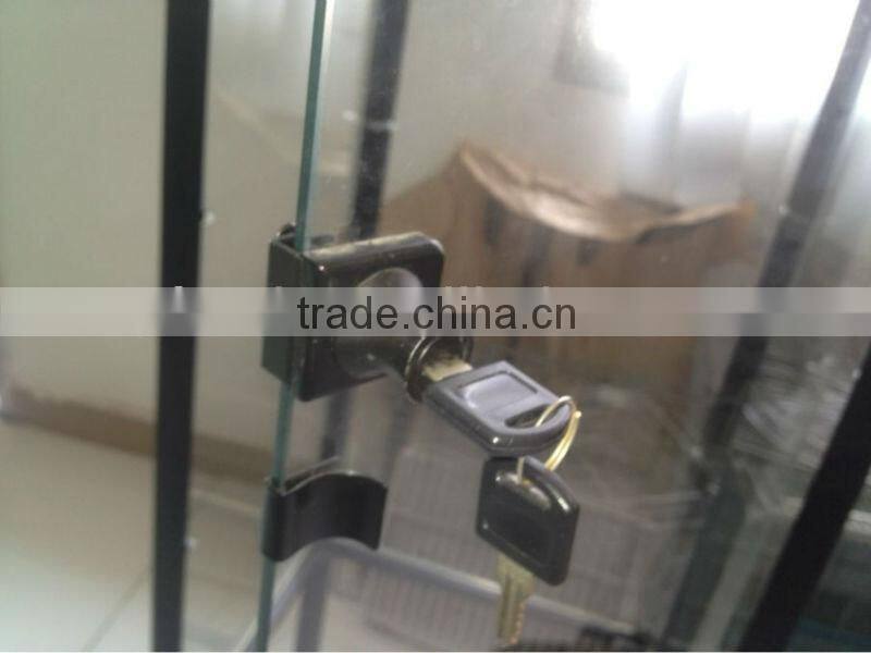 transparent glass wine and cup cabinet