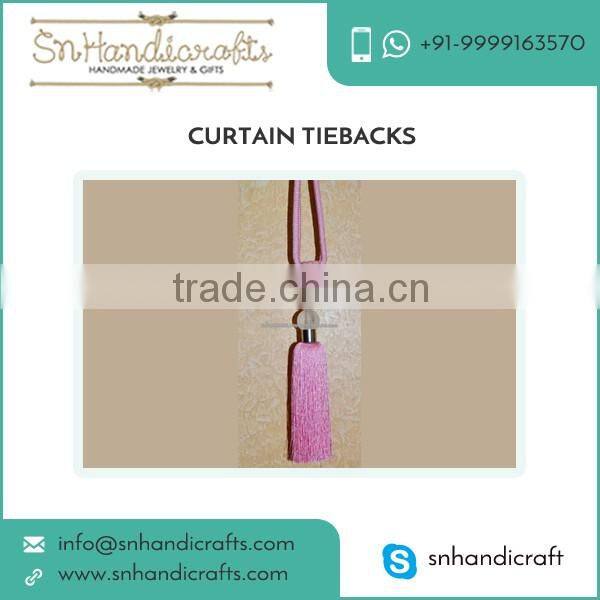 Elegant Look Top Best Design Curtain Tieback from Best Supplier