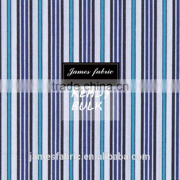 James Yarn Dyed High Density LA Finished Colorful Stripe/Check Plain Weaving Spring/Summer Shirting Fabric