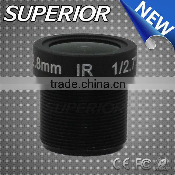 3.0 MP Focal length 2.8mm F2.6 M12 mount wide angle cctv lens Fixed iris megapixel Board Lens for thermal imagining camera