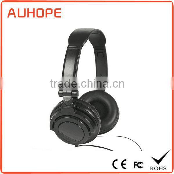 OEM dual ear cup wired audio headset gaming chat stereo headphone w/mic&volume control for ps4/tablet/laptop/pc/mobilephones