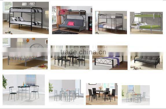 Simple Desk metal furniture Glass top Computer Desk