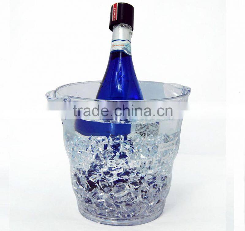 Plastic acrylic champagne ice bucket-5L