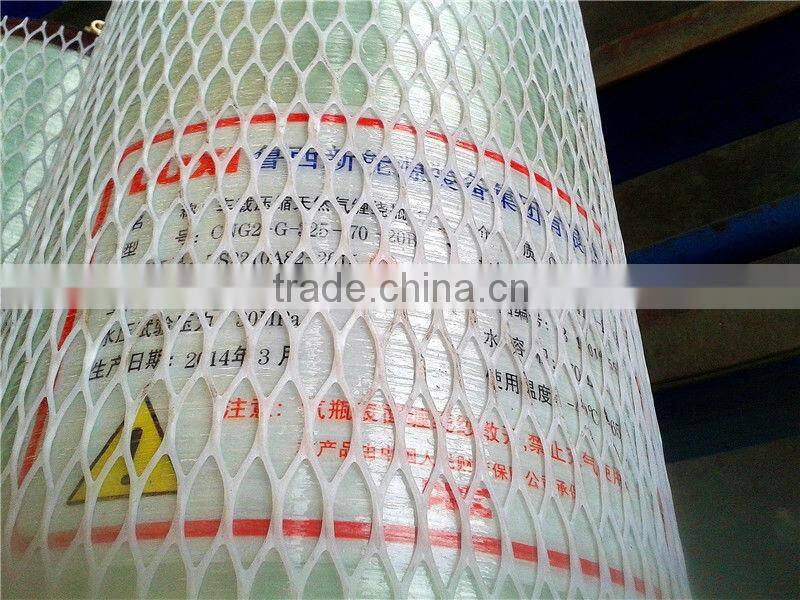 Type 2 90L hoop-wrapped glass fiber composite materials CNG cylinder