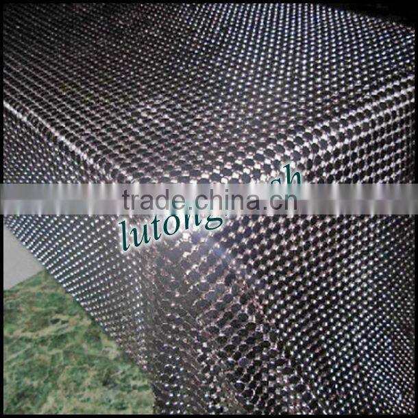 China wire mesh metallic sequin knit fabric for curtain drapery