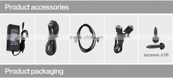 4:3 vga usb inputs general touch open frame 15inch touch screen monitor