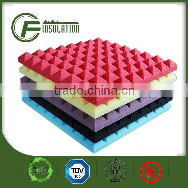 egg, pyramid, square, wedge creat PU acoustic insulation foam sound proofing foam