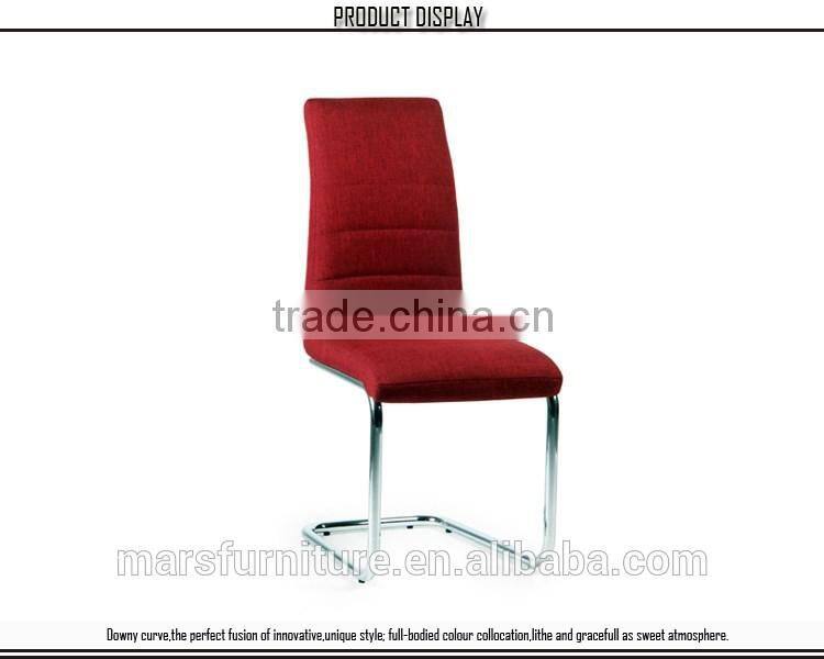 Wholesale furniture modern fabric and chrome chair