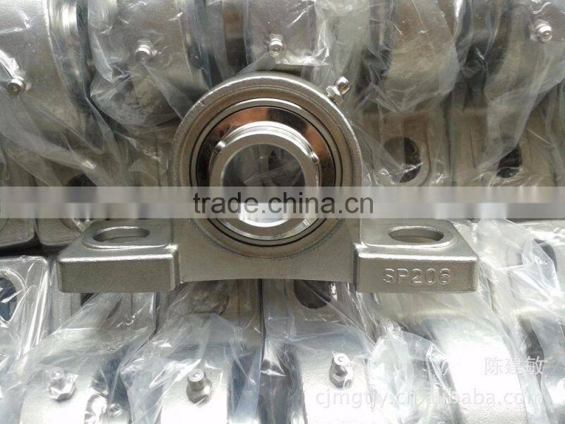 square stainless steel casting bearing mounting bracket