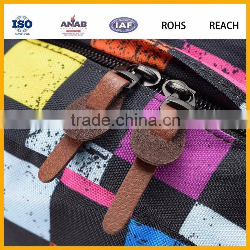 colorful printing backpack