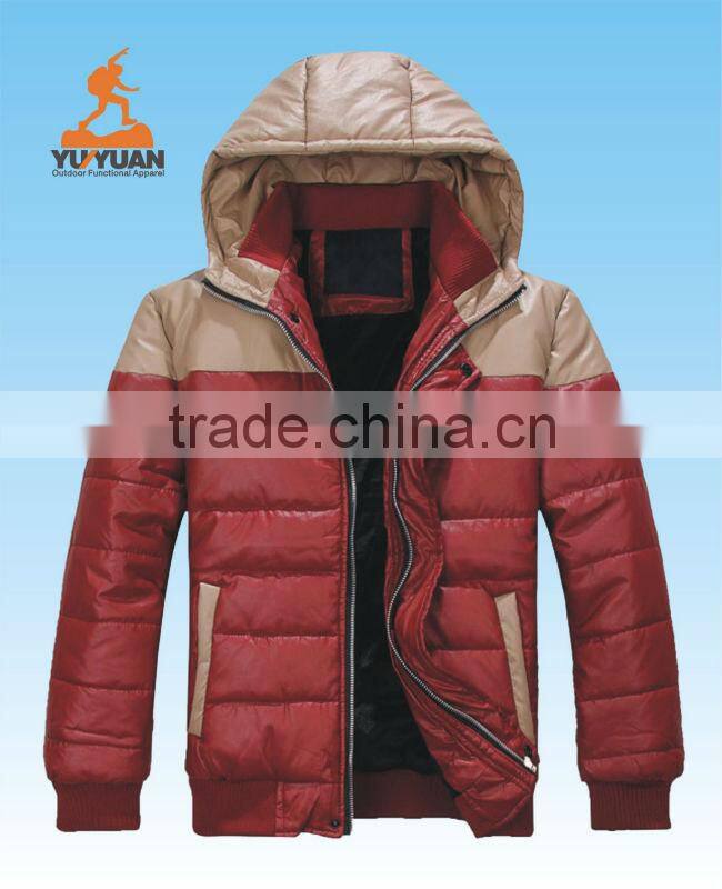 Stylish wholesale winter mens leisured down parka jackets