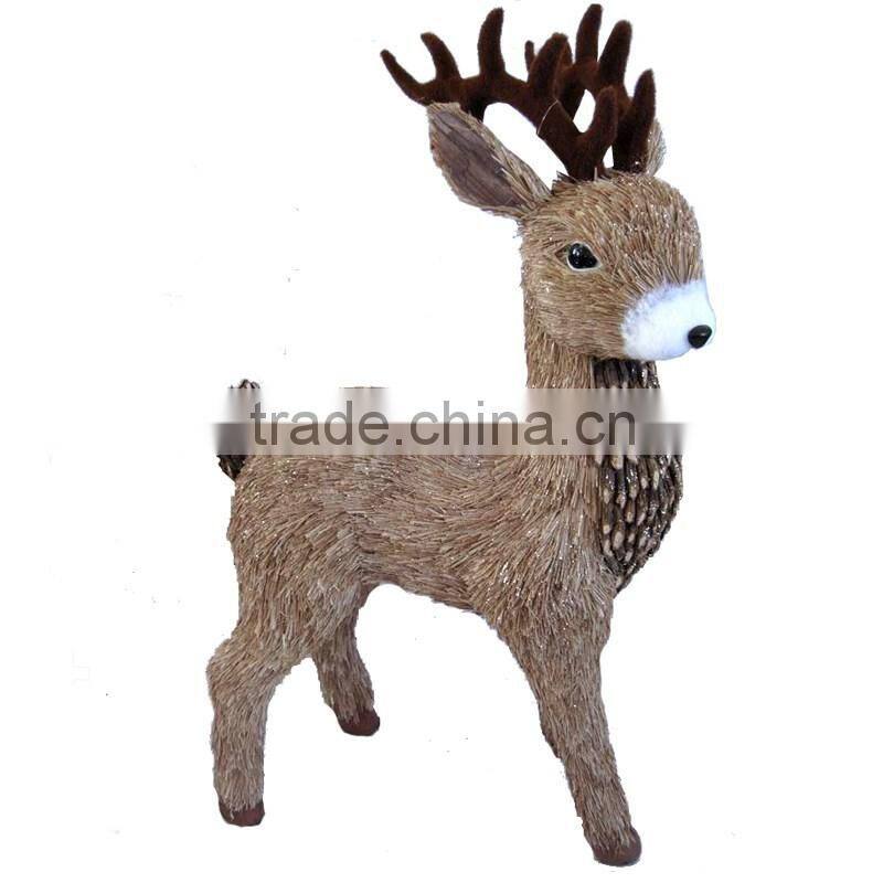 56cm artificial grass DEER christmas ornament DECORATION