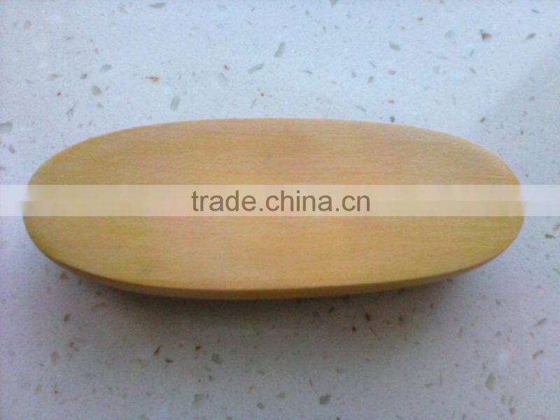 round shape wooden shoes brush with goos quality and competitive price