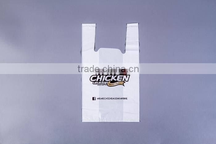 New Product Super Price Custom Printed Grocery Hdpe T-Shirt Bags