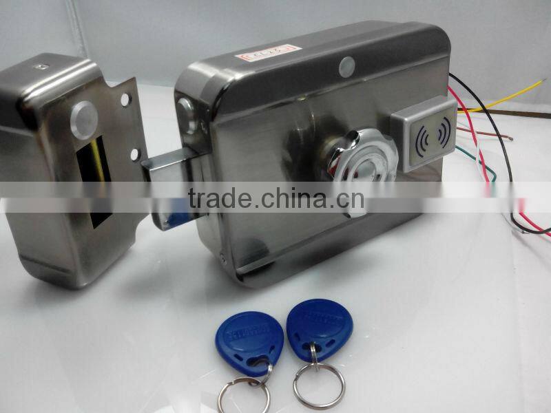 electric rim lock rim night lock Push to open lock for access control system