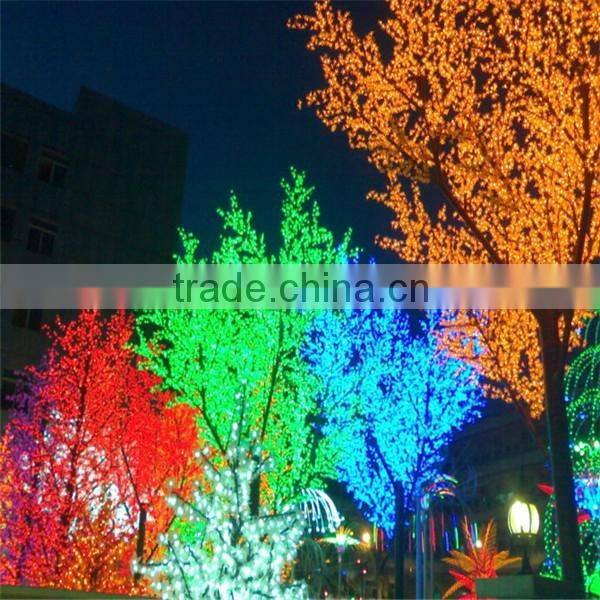 indoor/outdoor decoration tree light fiber optic tree light felt decoration christmas tree