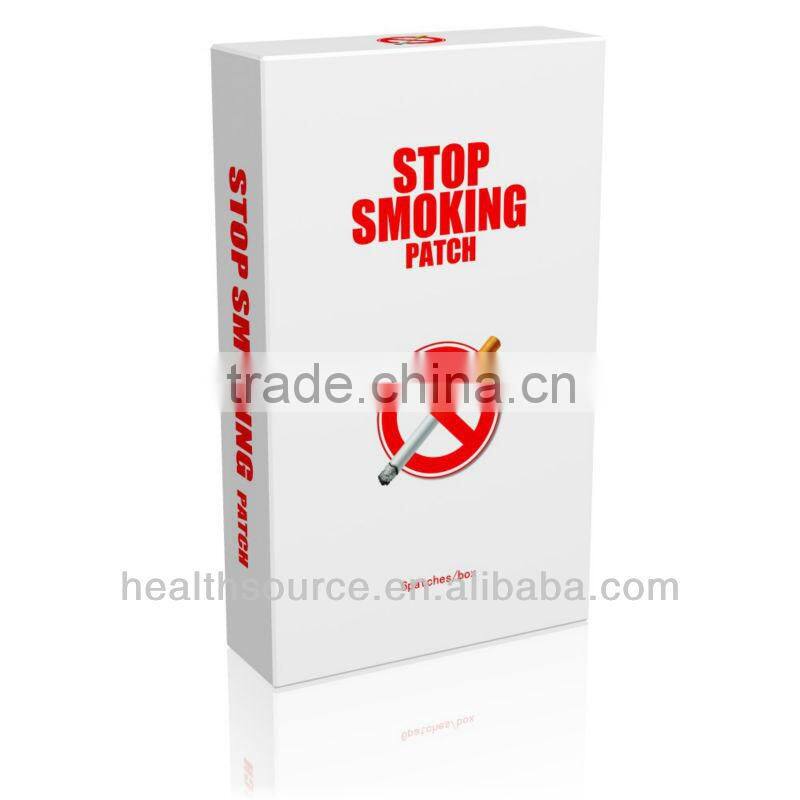 anti nicotine smoking patch,print your logo,add UPC