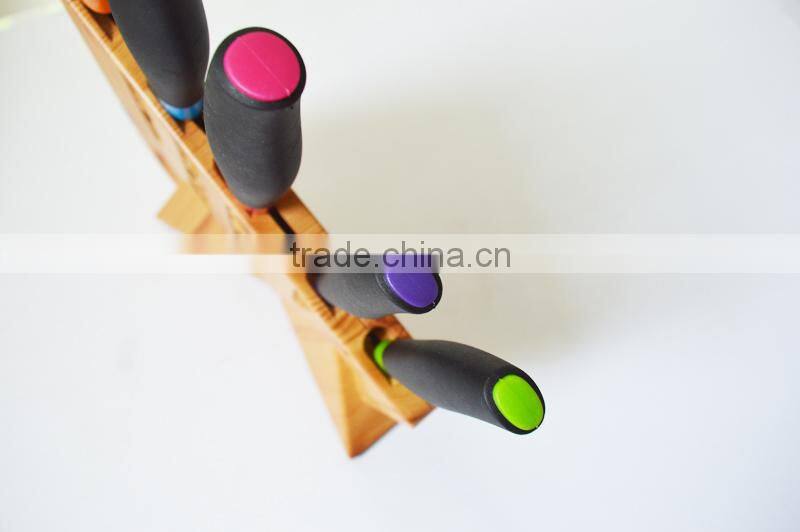 2015 new style 6pcs non-stick stainless steel kitchen knife set