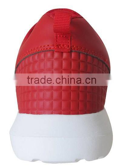 Lace-Up PU and Mesh Upper Shoes Men Sport Running HT-91113-004