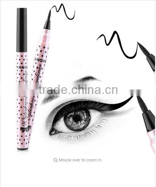 2016 Hot selling Black Eyeliner Pencil Makeup WaterproBeauty Natural Eyes Pen Eye Liner Pencil Liquid Cosmetics Long Lasting