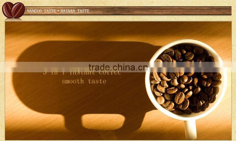 Hot coffee drink 3 in 1coconut milk coffee Powder 340g