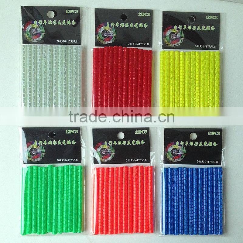 2014 new design DIY reflective bike and bicycle wheel sticker