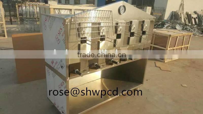 Automatic smokeless charcoal fish grill machine,large capacity fish roasting machine with best price