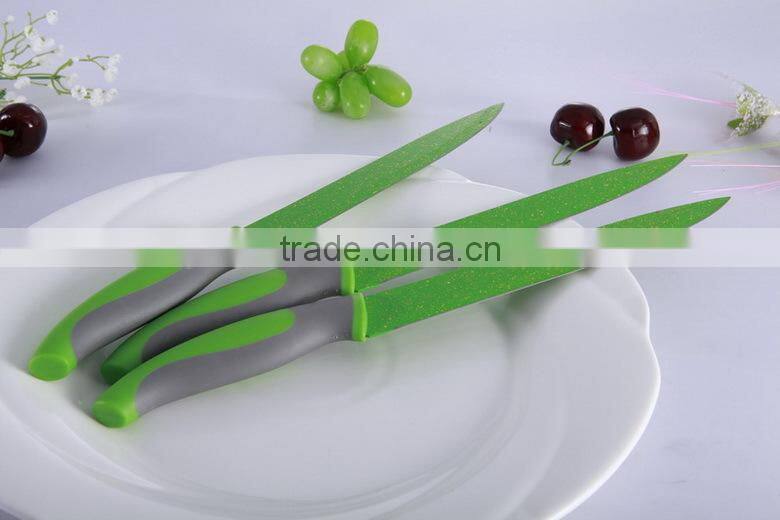 2016 Korea style 4 pcs stainless steel knife set with a plane