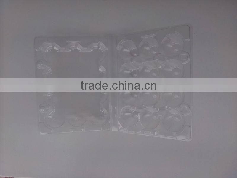 best price 12 eggs/24quail eggs transparent plastic packing tray