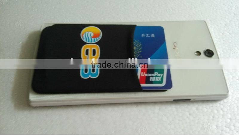 Cheap 3m sticker smart wallet mobile card holder