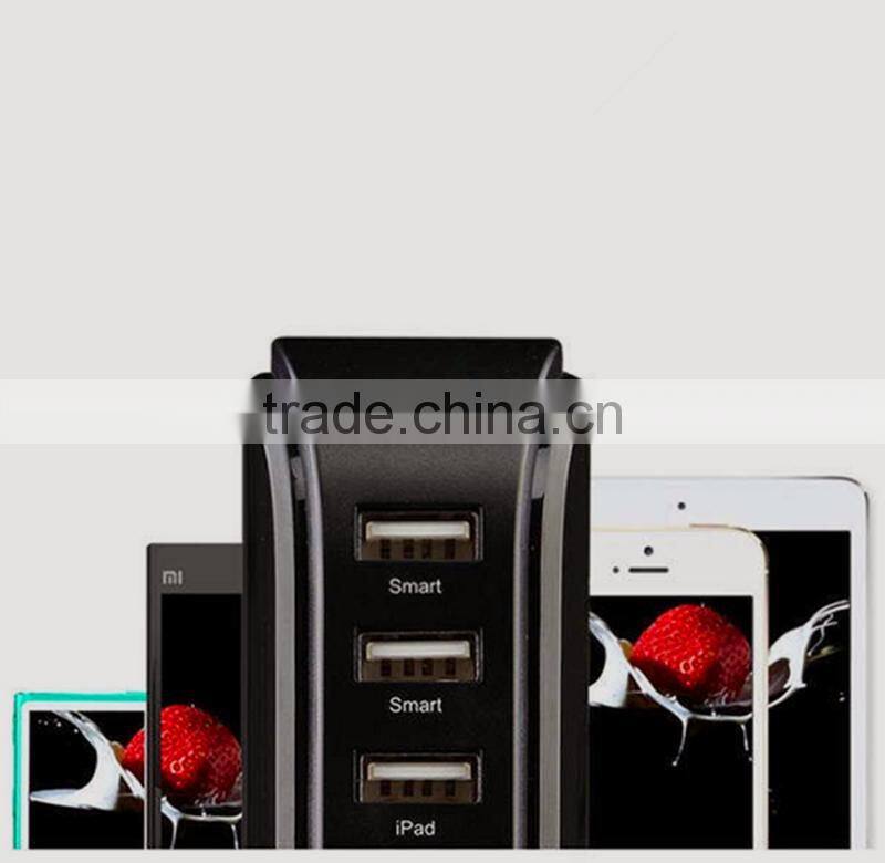 Hot Selling Outdoor 6 Ports USB Wall Charger Socket With High Quality