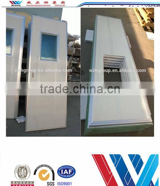 Sandwich Panel Sectional Garage Door / glass panel garage door/ pu sandwich panel doors sliding for Sudan Mauritania and Somali