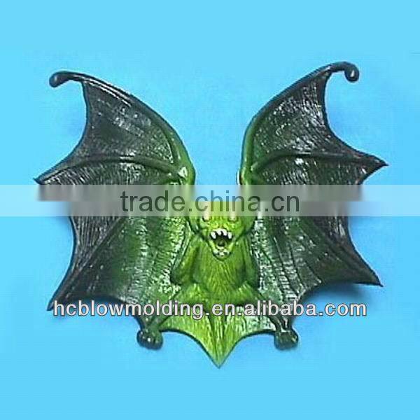 OEM Blow Molding Halloween plastic bat toys halloween sword toy with bat for sale