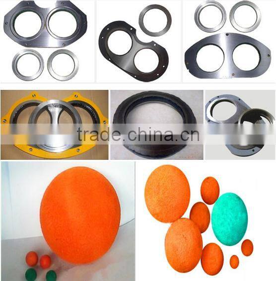 Concrete pipe cleaning balls, DN125 cleaning ball