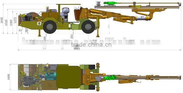 KAISHAN KJ211 the most advanced truck mounted full hydraulic tunneling drilling rig