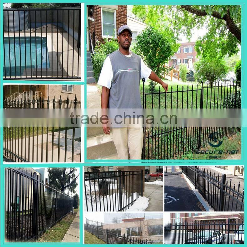free sample steel spear top metal fence picket design